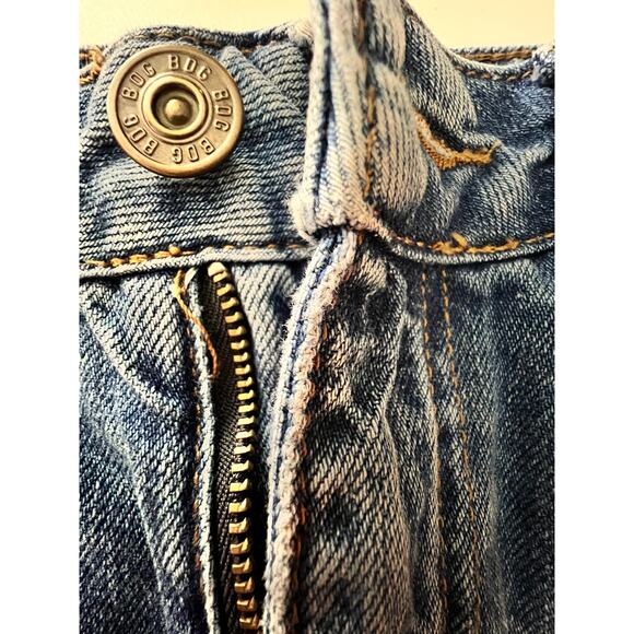 BDG Blue Mom Jeans High Waist Straight Leg Denim Size 25 - Picture 8 of 13